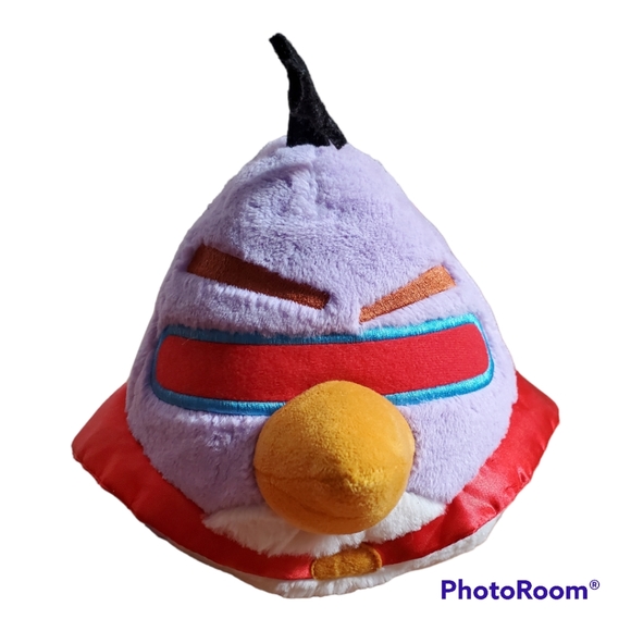 Angry Birds Space Lazer Purple Bird 9" Plush Toy - Picture 2 of 7